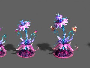 plant growth process - look cypress Model 3D