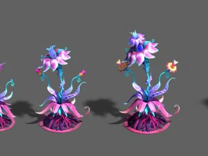 plant growth process - look cypress 3D Model