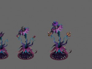 plant growth process - look cypress Model 3D