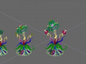 plant growth process - look cypress Model 3D