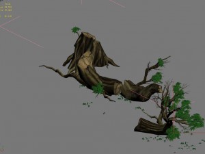 plant - broken tree 01 3D 모델