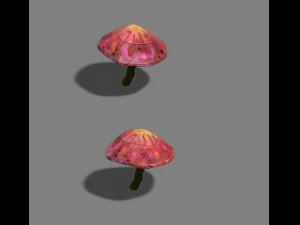 plant - red tree 02 3D Model