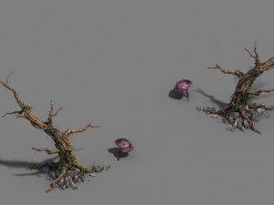 plant - dead tree Modèle 3D