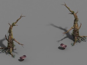 plant - dead tree Modèle 3D