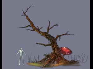 plant - dead tree Modèle 3D