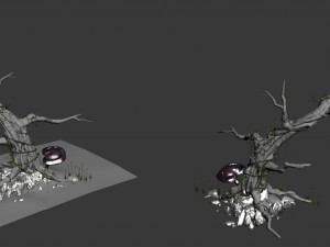 plant - dead tree Modèle 3D