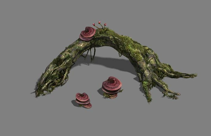 plant - dead tree 2 3D Model .c4d .max .obj .3ds .fbx .stl .blend 