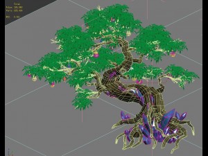 plant - ginseng fruit tree 3D Model