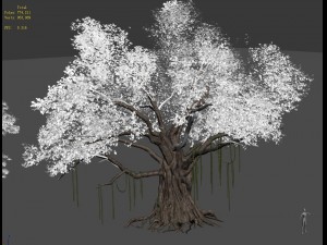 plant - banyan tree Modelo 3D