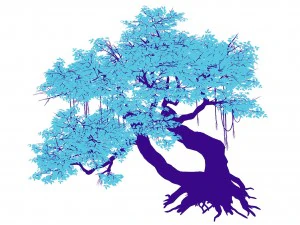 plant - banyan tree 04 3D Model