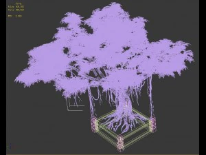 plant - banyan tree 15 3D Model