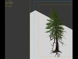 game model - alpine - pines 02 3D Model