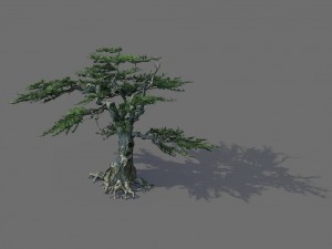 game model - alpine - pines 04 3D Model