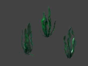 game model - seabed - kelp 3D Model