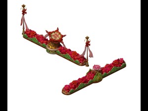 game model - wedding garden 3D-Modell