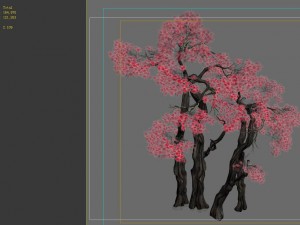 game model - forest - maple tree 7 3D 模型