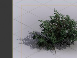 game model - forest - shrubs 01 3D 模型