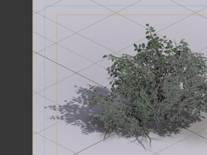 game model - forest - shrubs 01 3D 模型