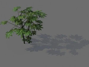 Spielmodelle - Wald - Str&auml;ucher 03 3D Modell