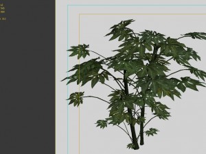 game models - forest - shrubs 03 3D Model