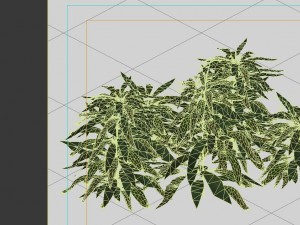 game model - forest - shrubs 04 3D Model