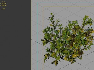 game models - forest - shrubs 05 Modelo 3D