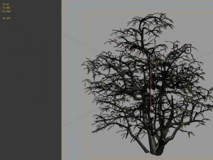 game model - forest - shrubs 08 Modelo 3D