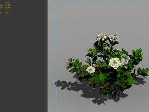 game model - forest - shrub 09 3D 模型