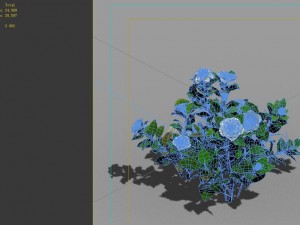 game model - forest - shrub 09 3D 模型