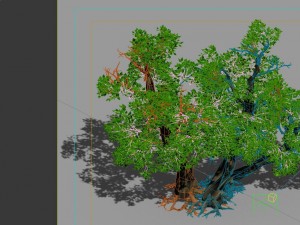 game models - forest - shrubs 11 3D Модель