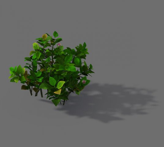 game models - forest - shrubs 12 3D 模型 .c4d .max .obj .3ds .fbx .stl .blend