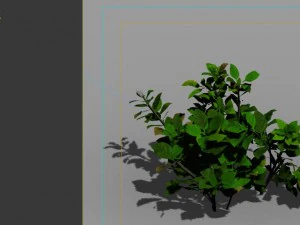 game models - forest - shrubs 12 3D Model