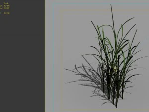game model - forest - grass 3D Model