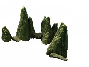 game model - forest - stone 04 3D Модель