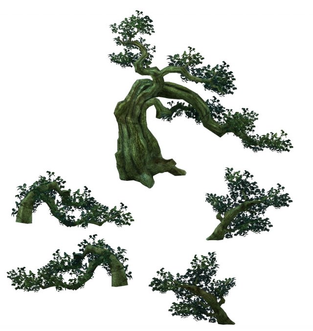 game model - forest - tree Modelo 3D .c4d .max .obj .3ds .fbx .stl .blend 