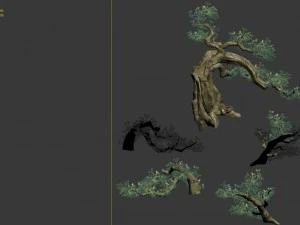game model - forest - tree 3D Model