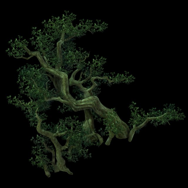 game model - forest - tree 04 3D 모델 .c4d .max .obj .3ds .fbx .stl .blend 