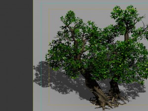 game model - forest - tree 21 3D 모델