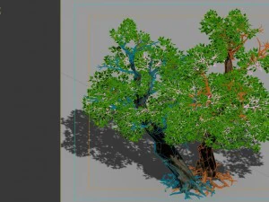 game model - forest - tree 21 3D Model