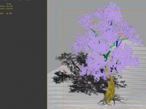 game model - forest - tree 01 3D Model