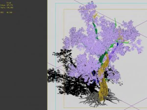 game models - forest - trees 02 3D Model