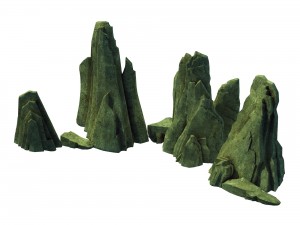 game model - forest model - forest - tree - stone 3D Model