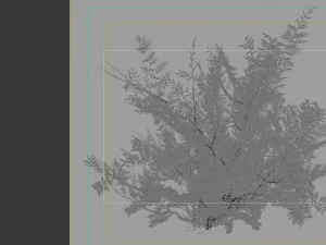 game model - forest - weed 3D Model