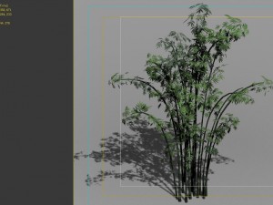 game model - forest - bamboo 3D Model