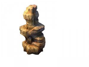 game model - desert gobi - wind stone 17 3D Model
