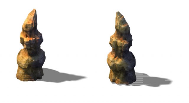 game model - desert gobi - wind stone 18 3D Model .c4d .max .obj .3ds .fbx .stl .blend 