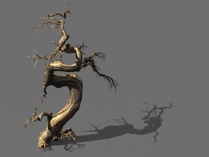 game model - desert - deadwood 11 3D Model
