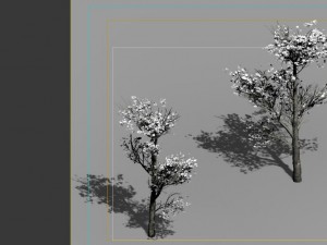 game model - desert - trees 03 3D-Modell