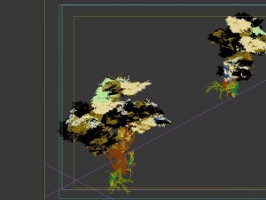 game model - snow - dead tree 03 3D Модель