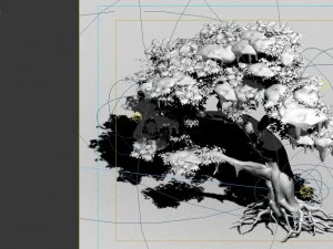 game models - snow - trees 03 3D Model